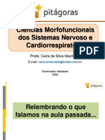 Ciências Morfofuncionais Dos Sistemas Nervoso e Cardiorrespiratório