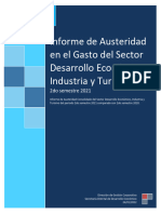 Informe de Austeridad en El Gasto Del Sector Segundo Semestre Del 2021