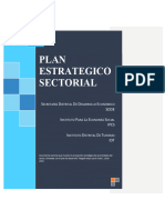 Plan Estrategico Sectorial 2016-2020