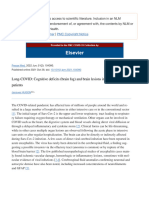 Long-COVID - Cognitive Deficits (Brain Fog) and Brain Lesions in Non-Hospitalized Patients - PMC