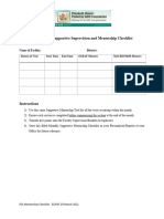 PSS Mentoring Checklist - Version 2.1 - 24.03.2021 - Laz + RL