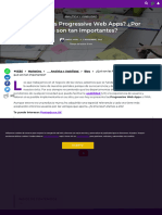¿Qué Son Las Progressive Web Apps? ¿Por Qué Son Tan Importantes?