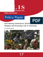 Normalising Intolerance - Elections, Religion and Everyday Life in Indonesia