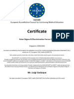 Certificate of Attendance - Asian Stigma & Discrimination Forum 2023
