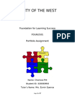 FOUN1501 Assignment Four 4 Learning Portfolio