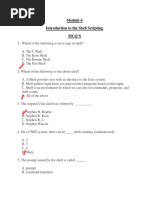 Unix Module 4 MCQ