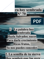 La Palabra Hoy Sembrada