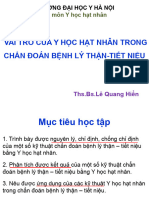 LEC 16 - Vai Trò Của YHHN Trong Chẩn Đoán Bệnh Lý Thận-Tiết Niệu