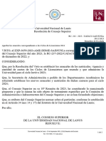 R.CS.N - 242-2023-UATACS-SAJI UNLa 20.12.23 Aprobar Los Aranceles Correspondientes A Los Ciclos de Licenciatura 2024