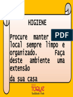 CARTAZ Deixe Cozinha Limpa