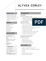 Black Simple Text Layout Highschool Teacher Resume 3