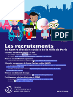Les Recrutements Du Centre D'action Sociale de La Ville de Paris 12-2020
