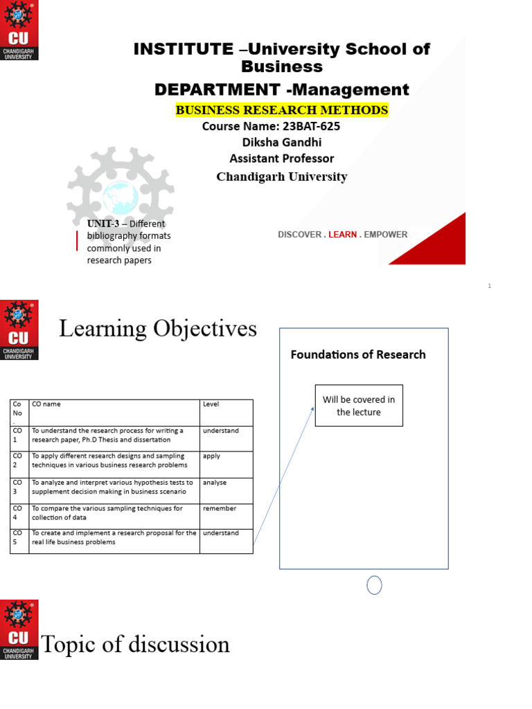 Different Bibliography Formats Commonly Used in Research Papers | PDF ...