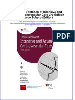 The Esc Textbook of Intensive and Acute Cardiovascular Care 3Rd Edition Marco Tubaro Editor Full Download Chapter