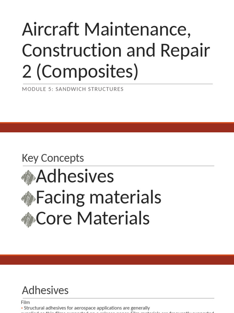 Module+5+Sandwich+Structures | PDF | Polystyrene | Materials