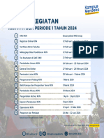 JADWAL KKN P1 Dan P2 TH 2024