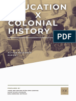 Action Research Report - Education & Colonial History