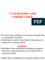 5CHP7 - Validation and Verification