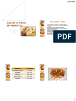 5 Análise de Fibras em Alimentos