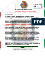 Convocazione Giudiziaria: Per I Requisiti Di Un'indagine Giudiziaria (Articolo 390.1 C.P.P.)