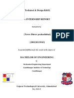 ME Internship Report Format Dhruv Tavre 01