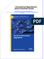 The Eu In International Negotiations Magdalena Frennhoff Larsen full download chapter