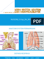 Askep Pasien Kritis Sistem Pernapasan Nontraumatik