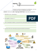 4 2.2 Fiche D'activités La Maison Intelligente