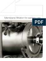 Membrane Filtration For Sanitary Use - The Complete Line - Brochure