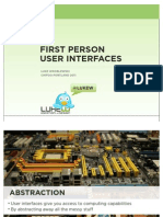 First Person Interfaces