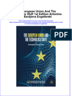 The European Union and The Technology Shift 1St Edition Antonina Bakardjieva Engelbrekt Full Download Chapter