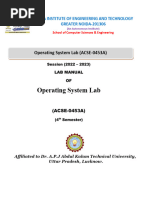 OS Lab Manual Aditya