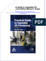 Practical Guide To Vegetable Oil Processing 2Nd Edition Monoj K Gupta Download PDF Chapter