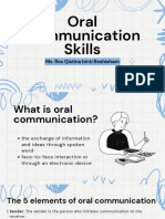 Oral Communication Skills