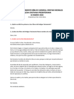 Examen Conocimiento Bíblico General