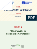 Sesión 3 Planificación de Sesiones de Aprendizaje