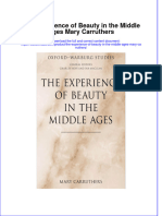 The Experience of Beauty in The Middle Ages Mary Carruthers Full Download Chapter