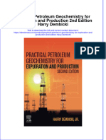 Practical Petroleum Geochemistry For Exploration and Production 2Nd Edition Harry Dembicki Download PDF Chapter