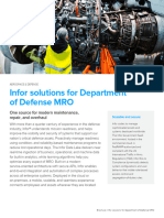 Infor Solutions For Department of Defense MRO