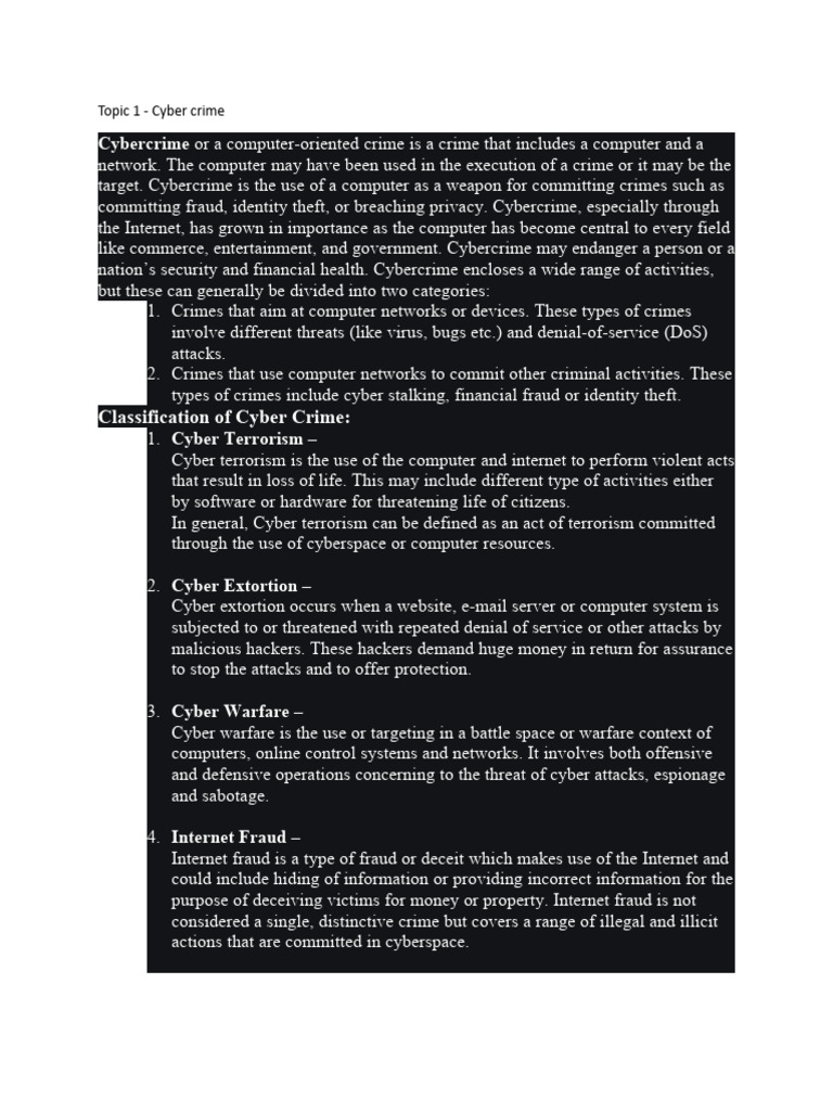 It Cia Pdf Cybercrime Security