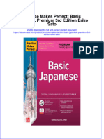 Practice Makes Perfect Basic Japanese Premium 3Rd Edition Eriko Sato download pdf chapter