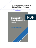 Enumerative Combinatorics Volume 2 Second Edition Richard P Stanley 3 Full Chapter