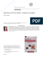 Book Review For DR J B Sharmas Textbook of Gynecology