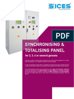Synchro-Parallel Control Panel 2 3 4GE ENG