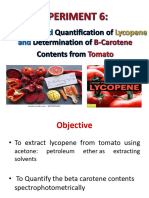 Lec - Extraction and Quantification of Lycopene