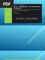 Section Cpp20 Coroutines Slides