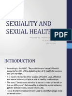 SEXUALTIY AND SEXUAL HEALTH