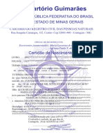 Certidão de Nascimento Cartorio - Guimarães - @