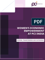 Brochure On Women's Economic Empowernment