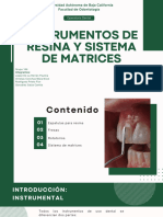 Instrumentos de resina y sistema de matrices (1)